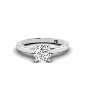0.35-1.50 CT Round Cut Diamonds - Solitaire Ring