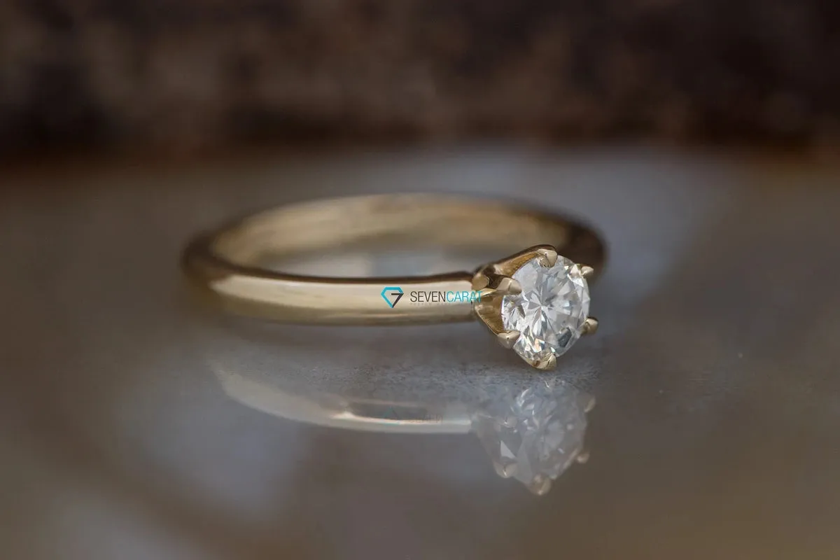 0.40 carat Gold Solitaire Ring