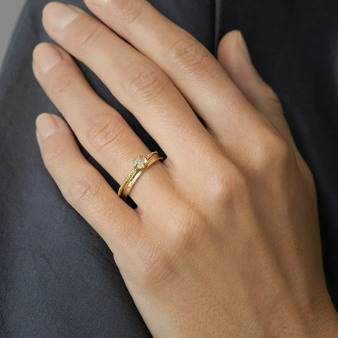 0.44 Carat 15th Anniversary One-of-a-Kind Brown Diamond Ring | BDR12-OOAK