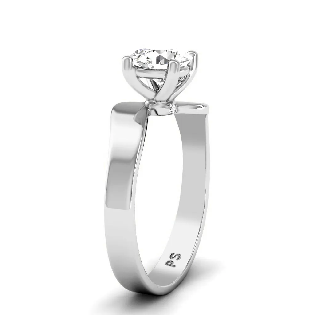 0.50-3.00 CT Emerald Cut Lab Grown Diamonds - Solitaire Ring