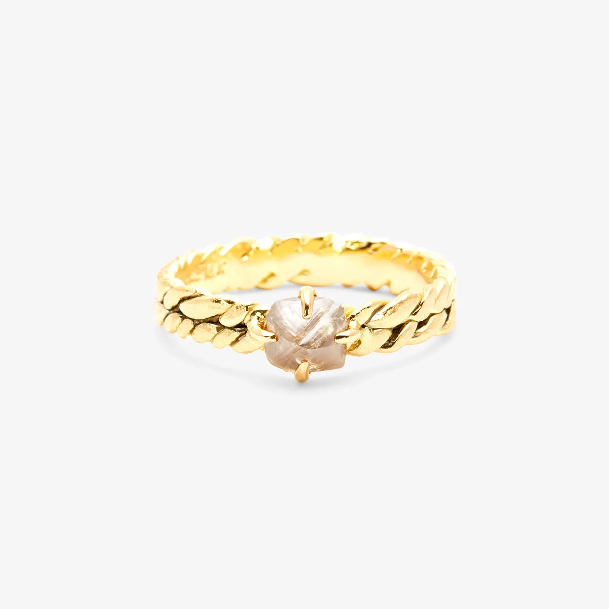 0.65 Carat 15th Anniversary One-of-a-Kind Brown Diamond Ring | BDR25-OOAK