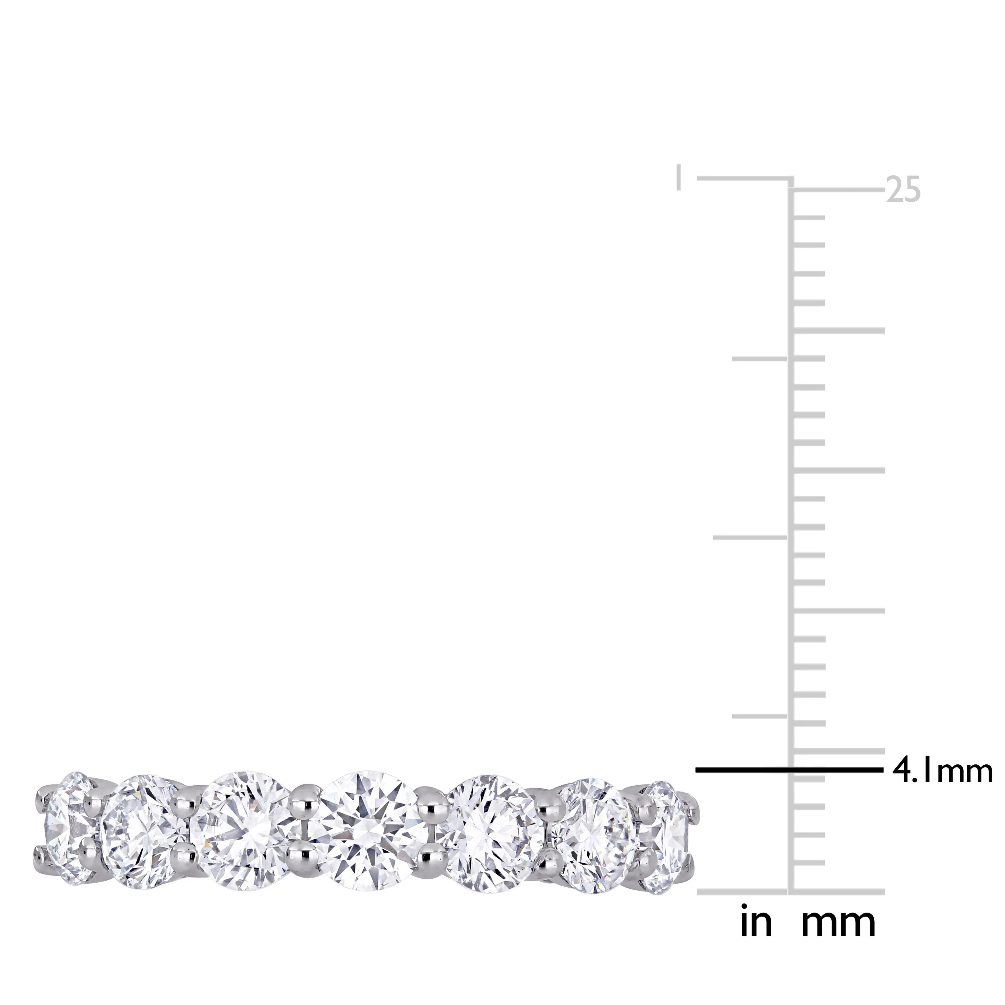 1 3/4 CT Half Eternity Lab Created Diamond Ring