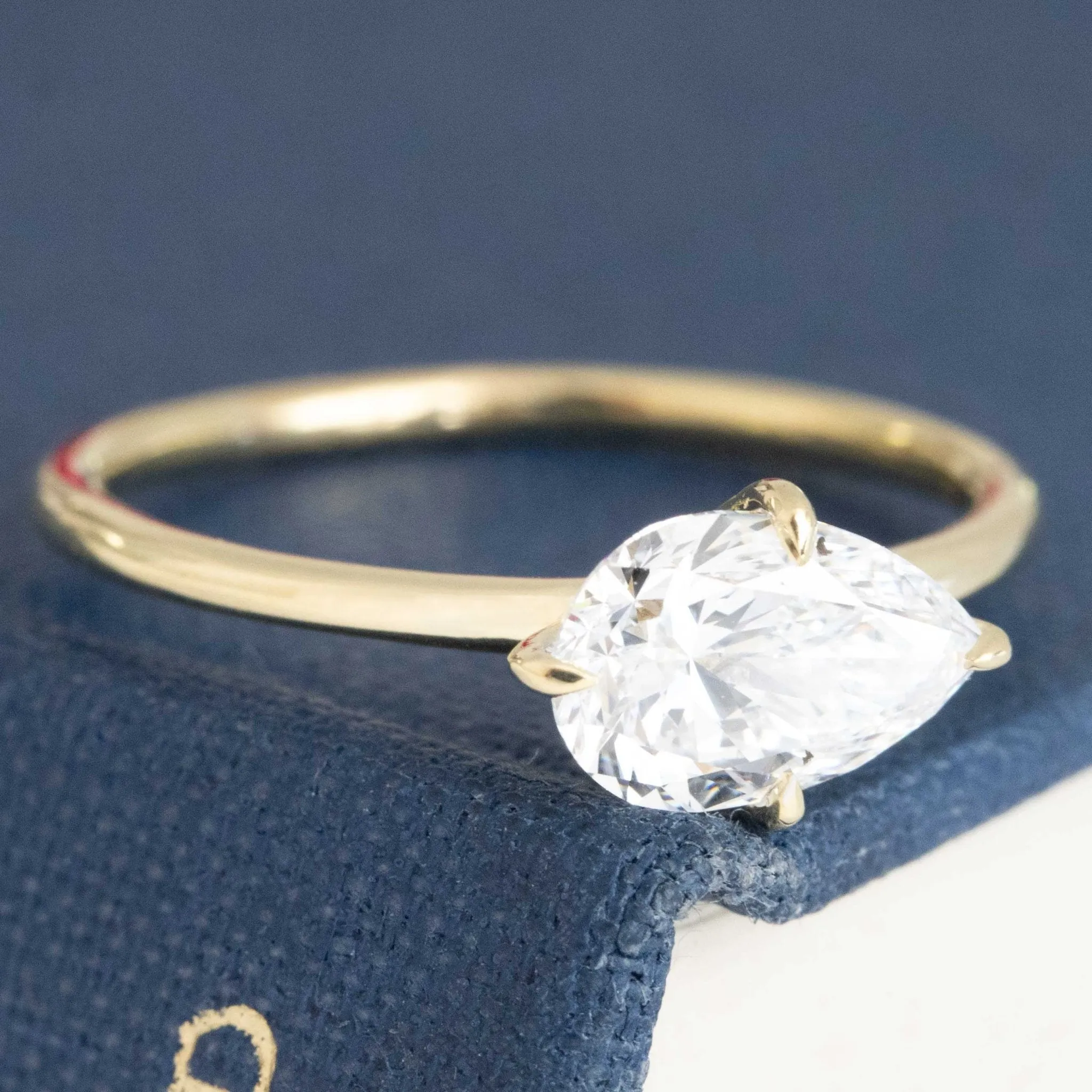 1.06ct Pear Cut Diamond Solitaire, GIA D VVS2