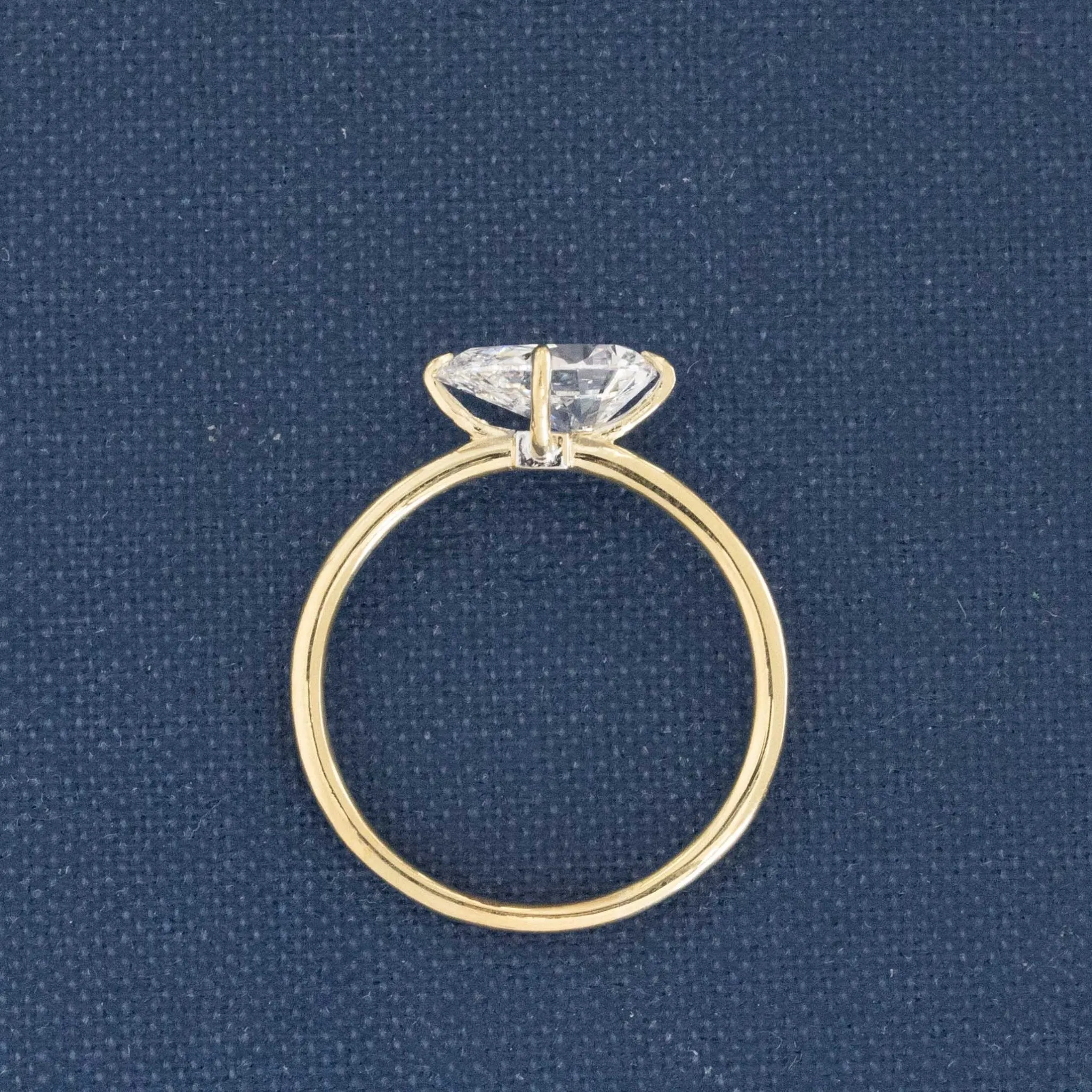 1.06ct Pear Cut Diamond Solitaire, GIA D VVS2