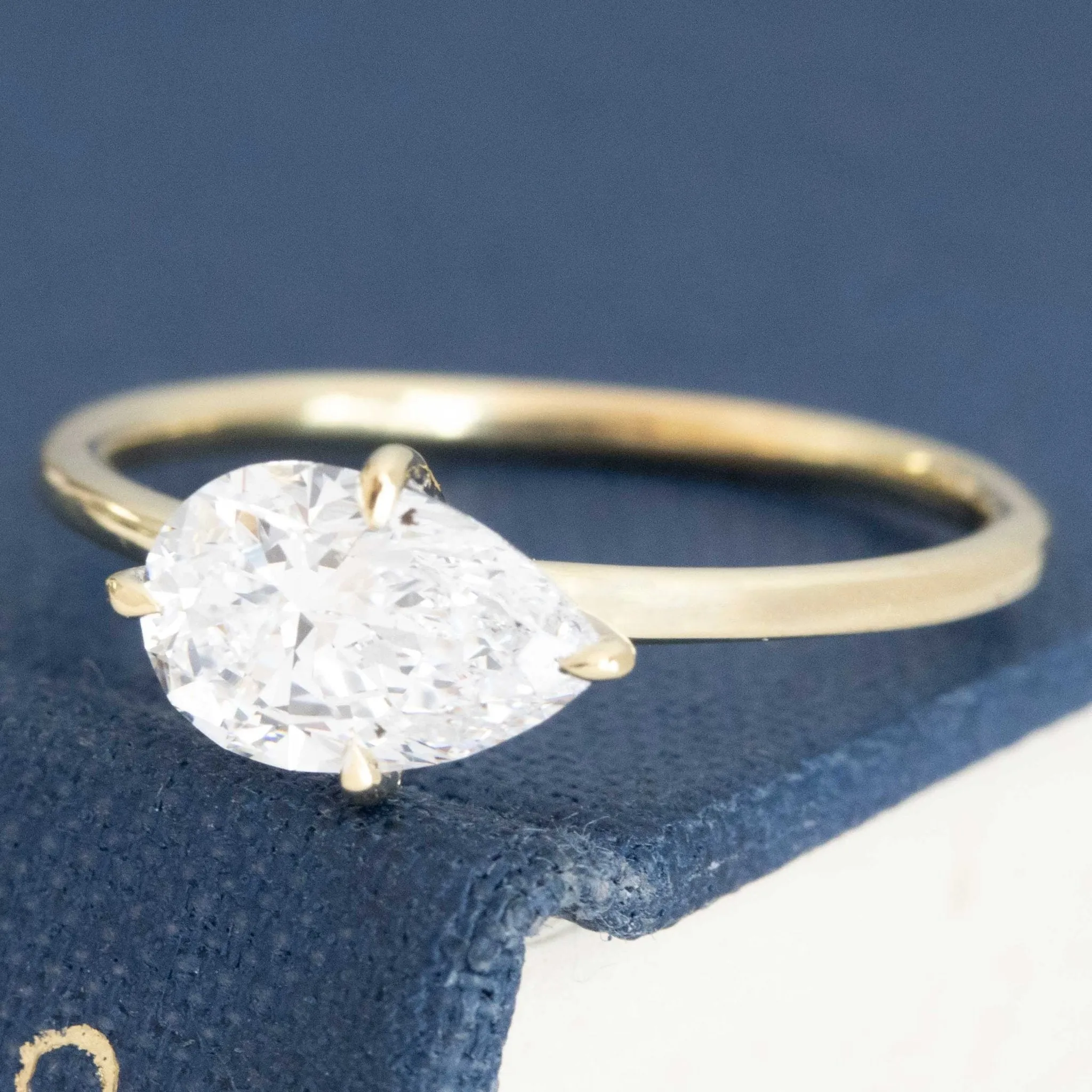 1.06ct Pear Cut Diamond Solitaire, GIA D VVS2