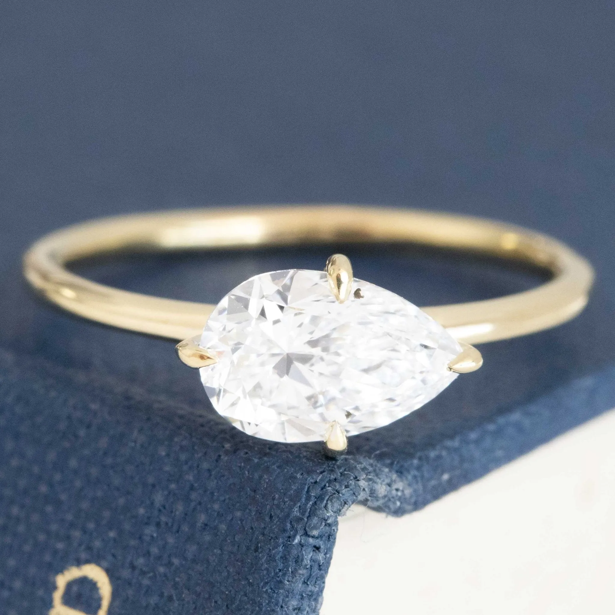 1.06ct Pear Cut Diamond Solitaire, GIA D VVS2