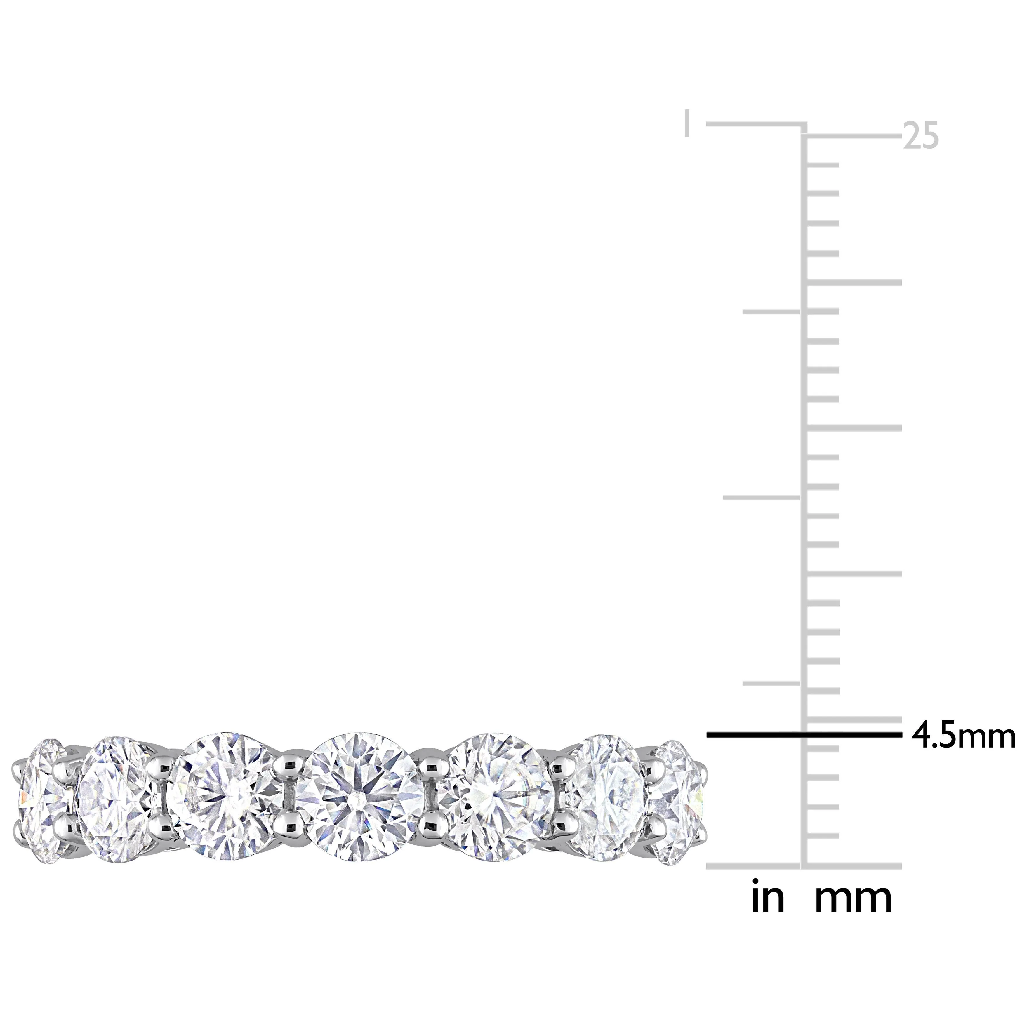 10K Gold Moissanite Anniversary Wing