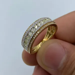 10K Multi-Color Anniversary Diamond Band