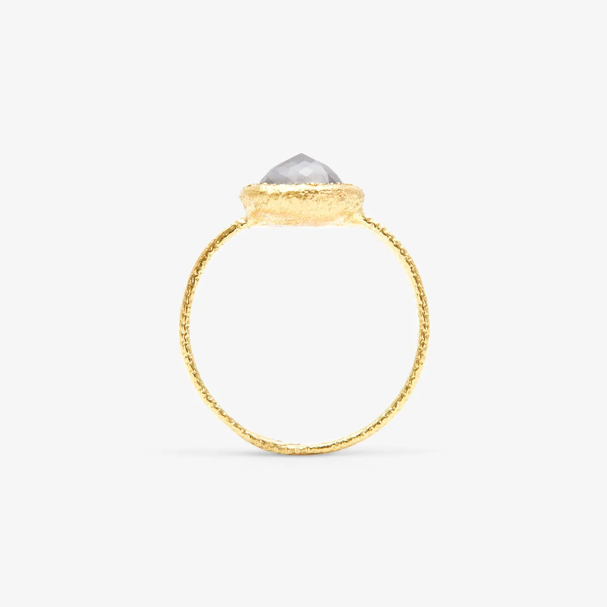 1.26 Carat One-of-a-Kind Rose Cut Grey Diamond Ring | DR97-OOAK