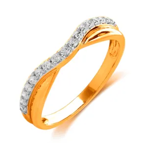 1/4 CTW Natural Diamond Ring in 14KT Yellow Gold