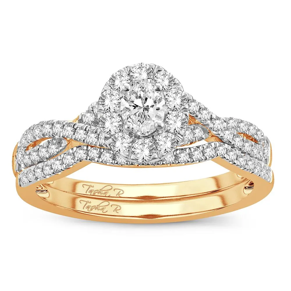 14K 1.00ct Diamond Engagement Ring