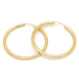 14k Endless Hoop Earrings