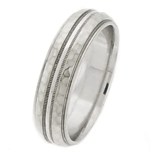 14K or 18K White Gold Traditional Ring
