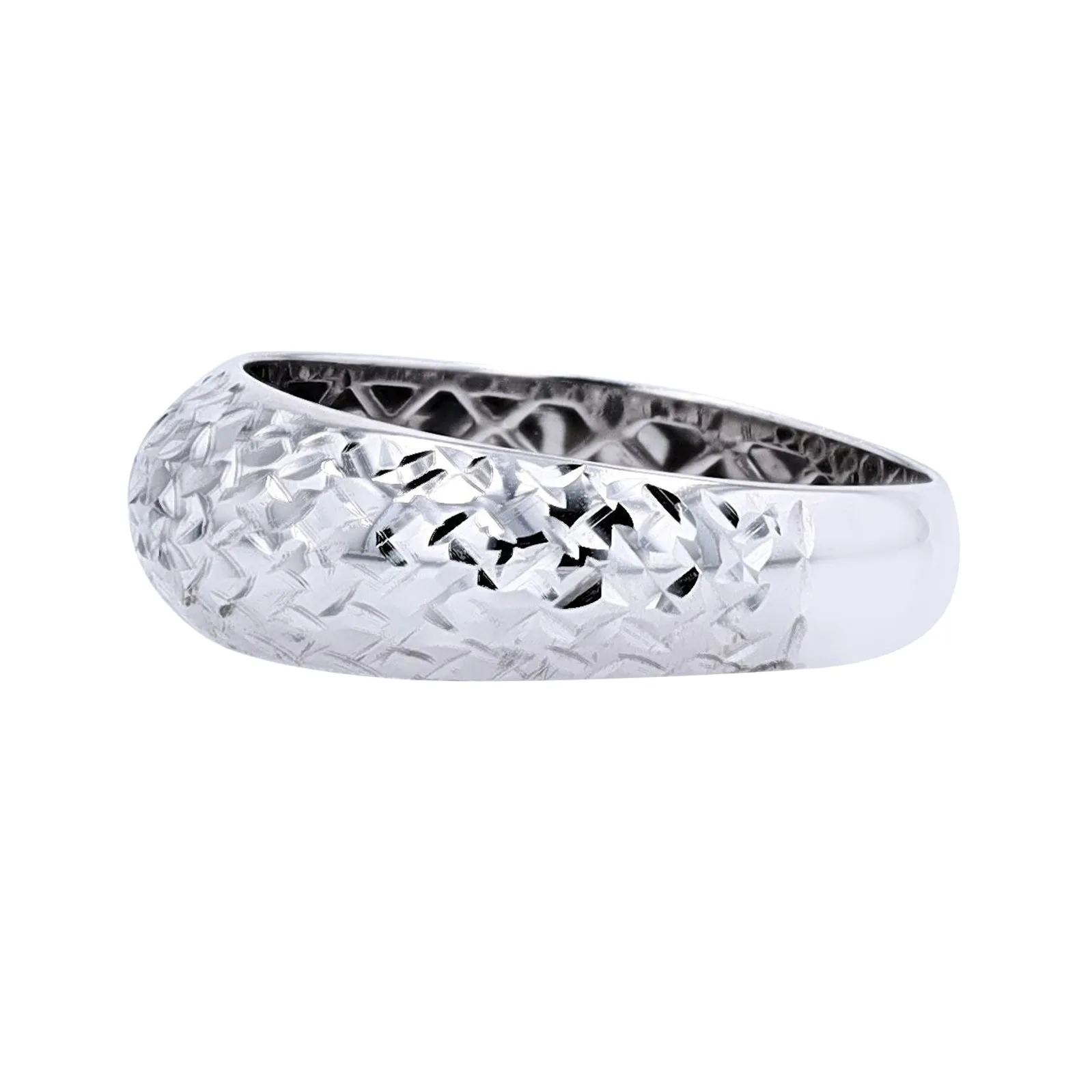 14K WG Domed Ring<p><strong>$89</p></strong>