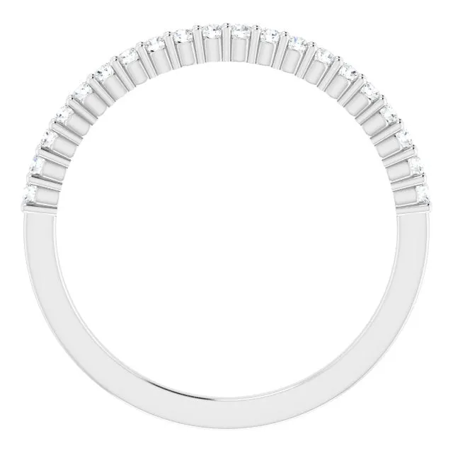 14K White 1/6 CTW Natural Diamond Anniversary Band