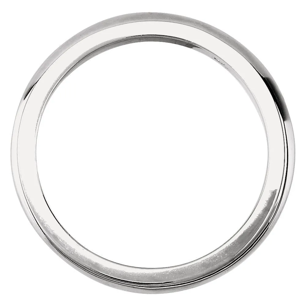 14k White Gold 2.25mm Solstice Solitaire® Tapered Knife Edge Band, Size 7