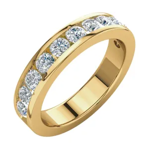 14k Yellow Gold Anniversary Band, Size 8