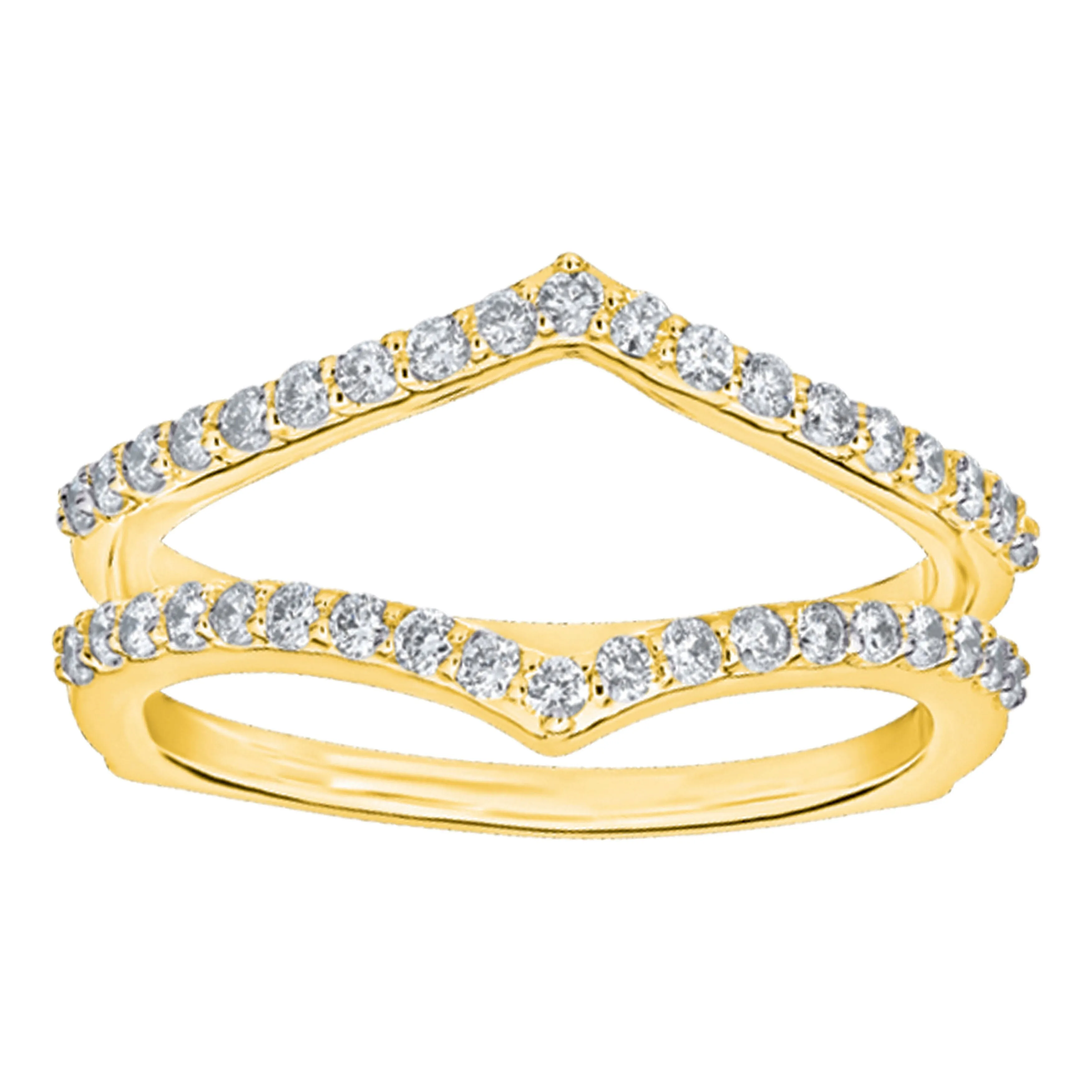 14K Yellow Gold Diamond Rings