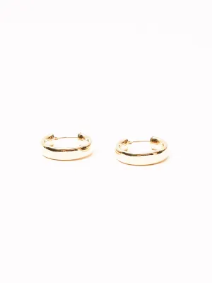 14KY 20MM Polished Hoop Earrings