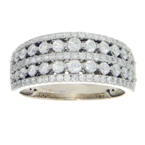 1.50ct 5 Row Diamond Band Ring
