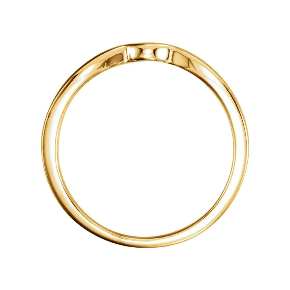 18k Yellow Gold #2 Band for Tulipset® Ring, Size 6