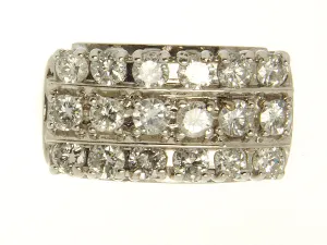 1950s 2.00ct Diamond Anniversary Band
