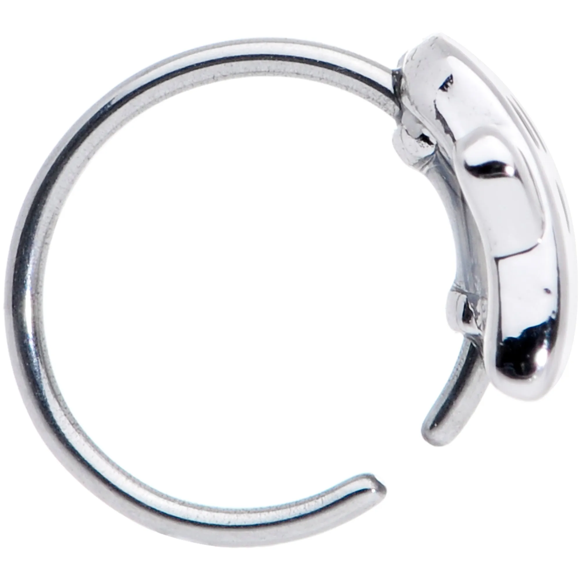 20 Gauge 5/16 Scary Boo Ghost Halloween Nose Hoop