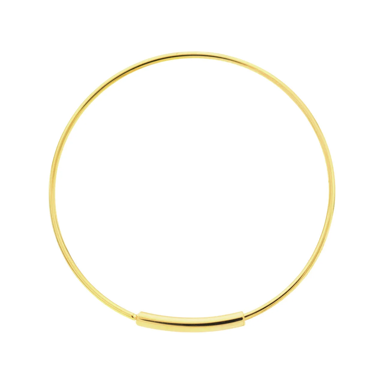 25mm Endless Wire Hoop Earrings