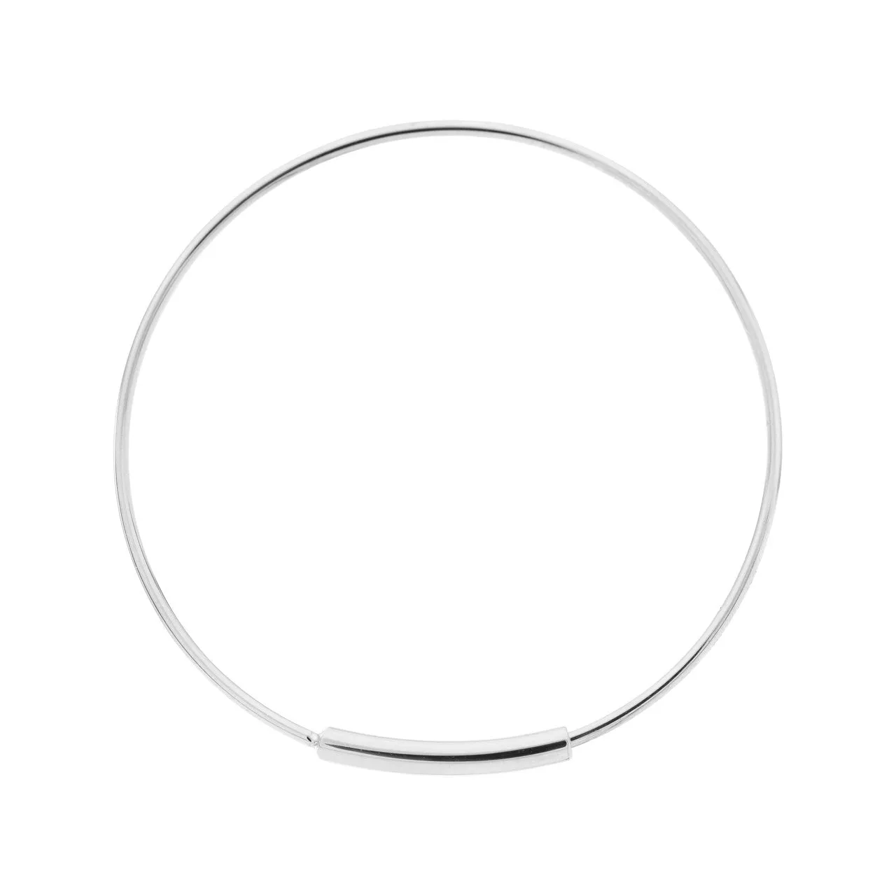 25mm Endless Wire Hoop Earrings