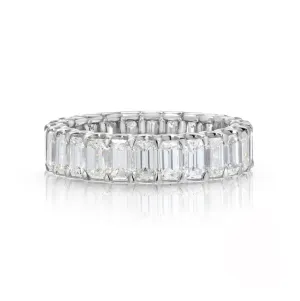 2.91 cttw. Emerald Cut Eternity Ring