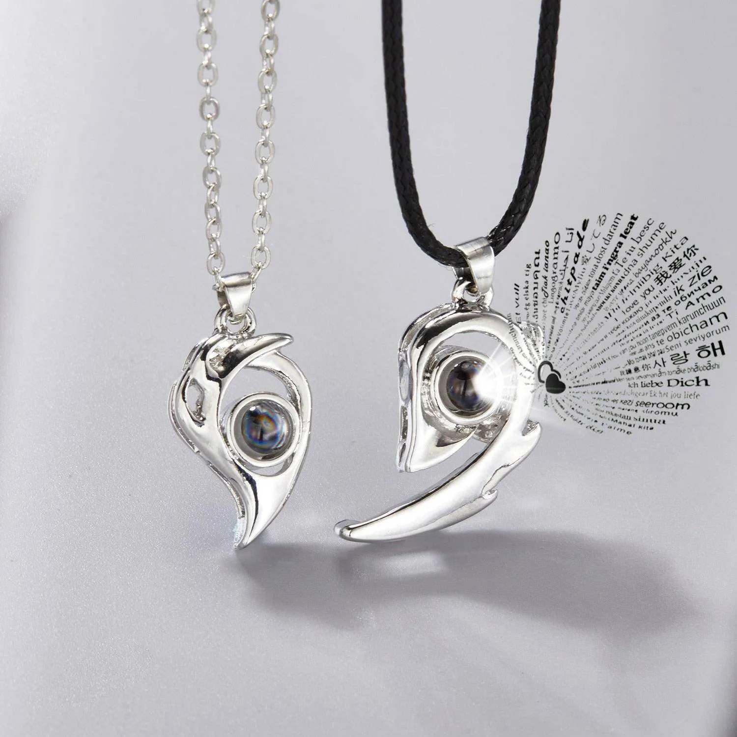 2Pcs Magnetic Necklace