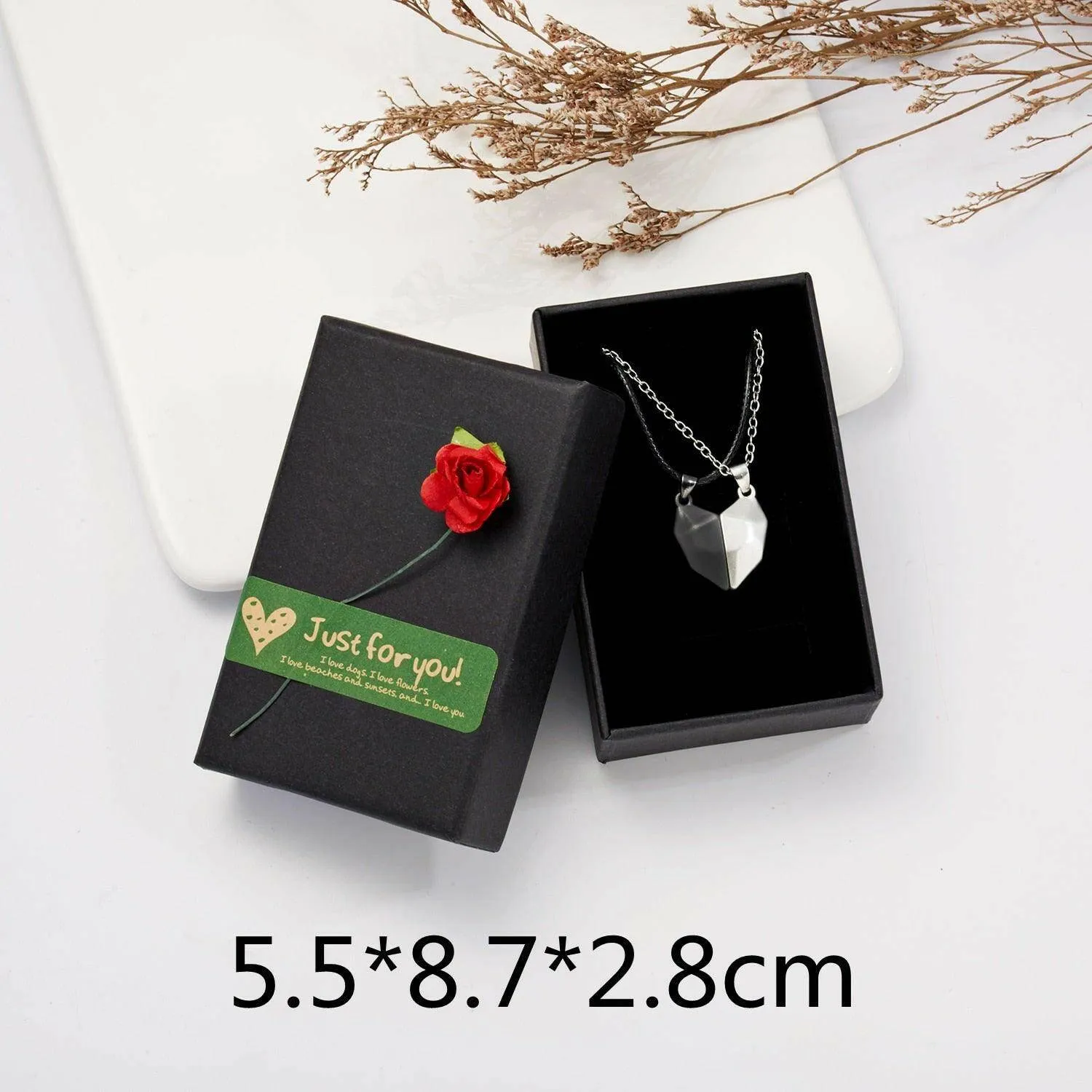 2Pcs Magnetic Necklace