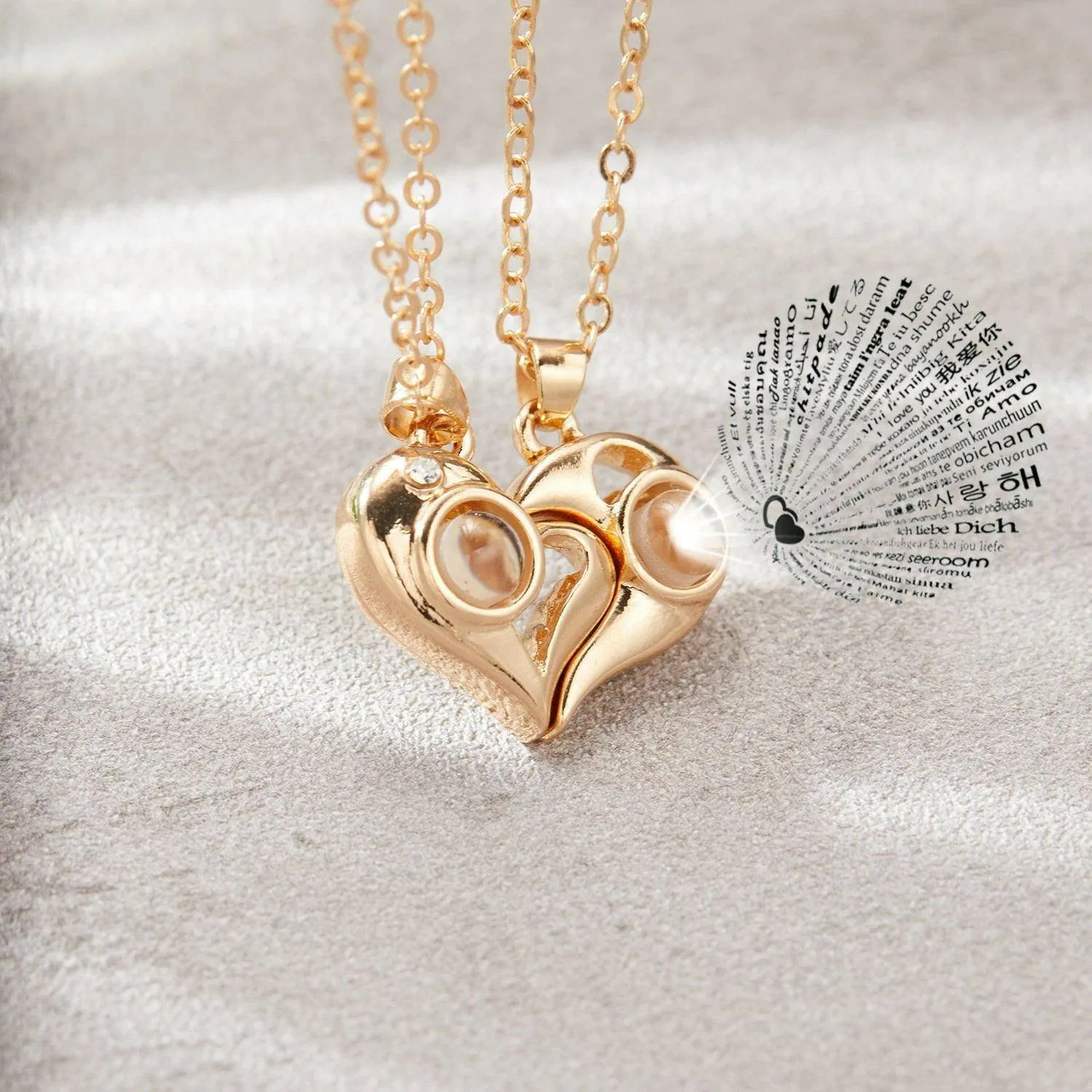 2Pcs Magnetic Necklace