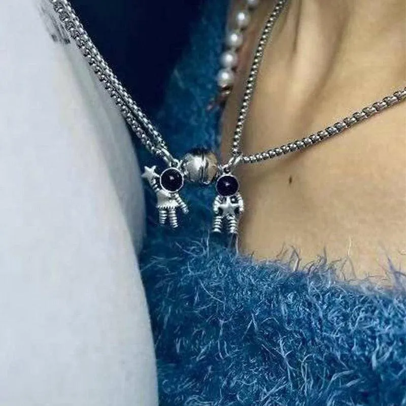 2Pcs Magnetic Necklace