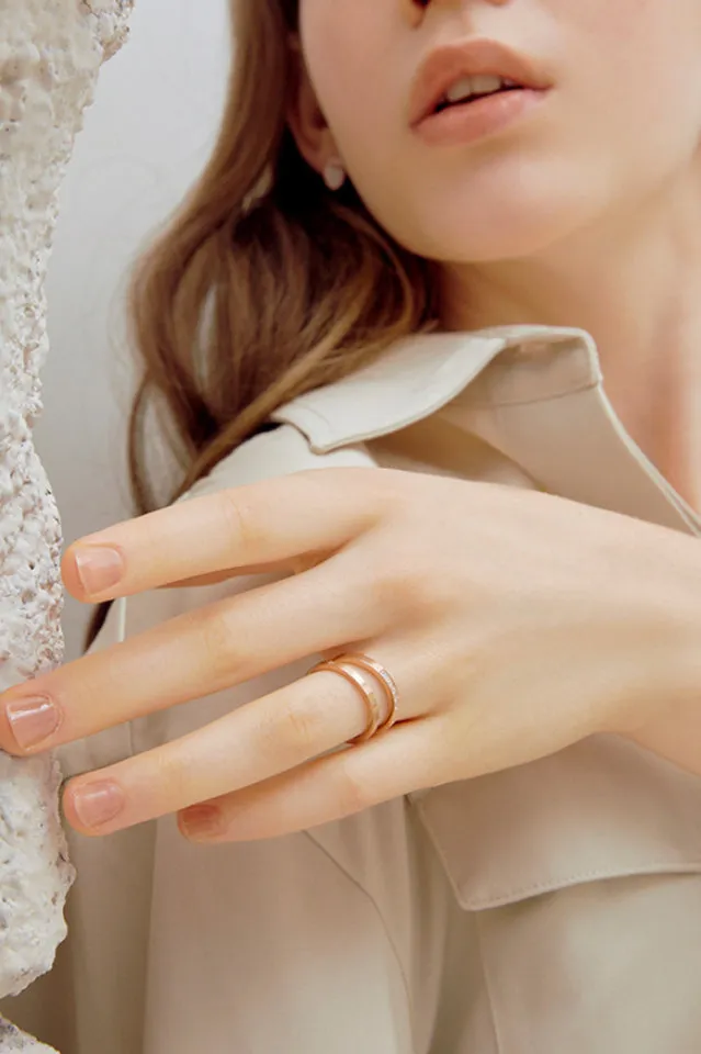 2PCS Roman Numeral Rings