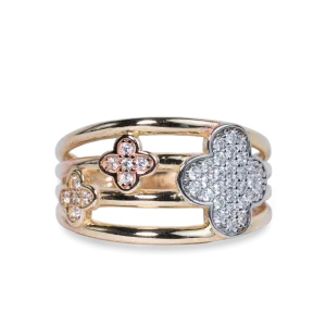 3-Tone Clover CZ