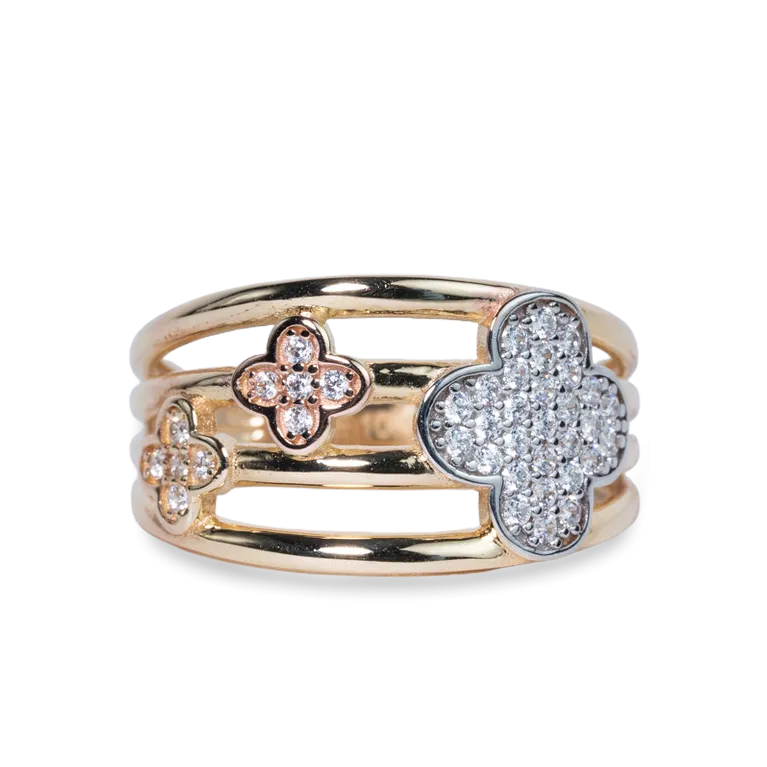 3-Tone Clover CZ