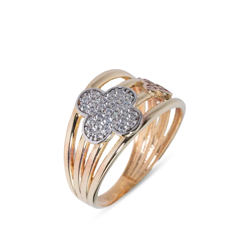 3-Tone Clover CZ