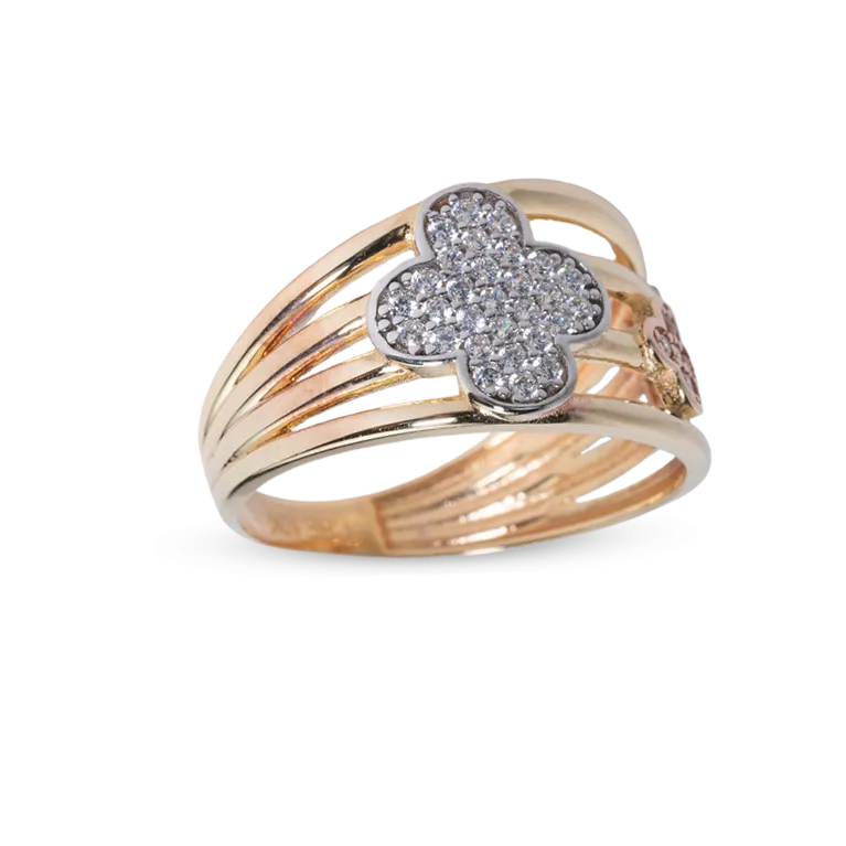 3-Tone Clover CZ