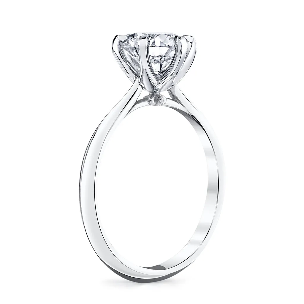 3.01 cttw. Platinum Six Prong Solitaire