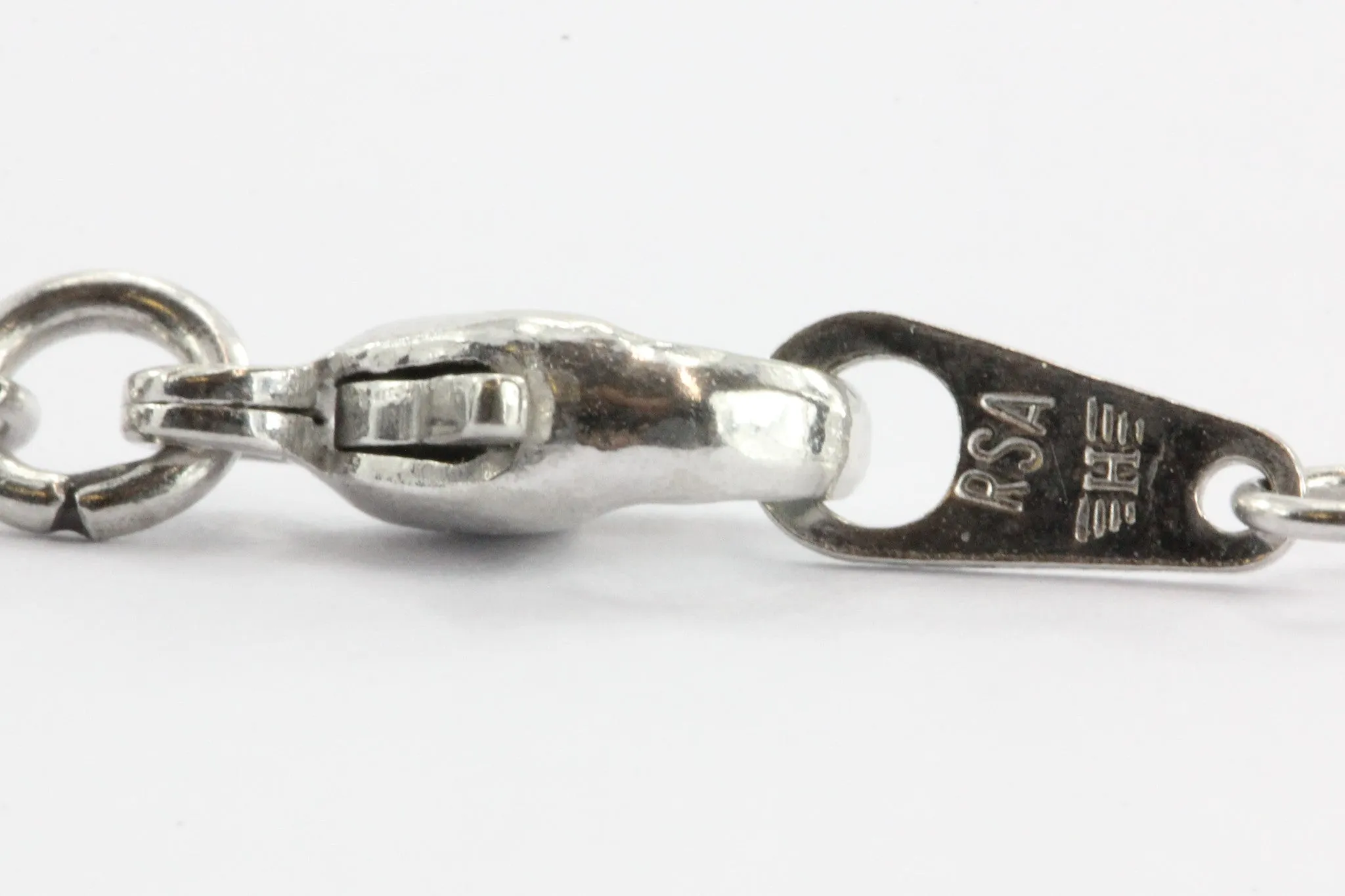 30" Platinum 95% Classic Link Necklace