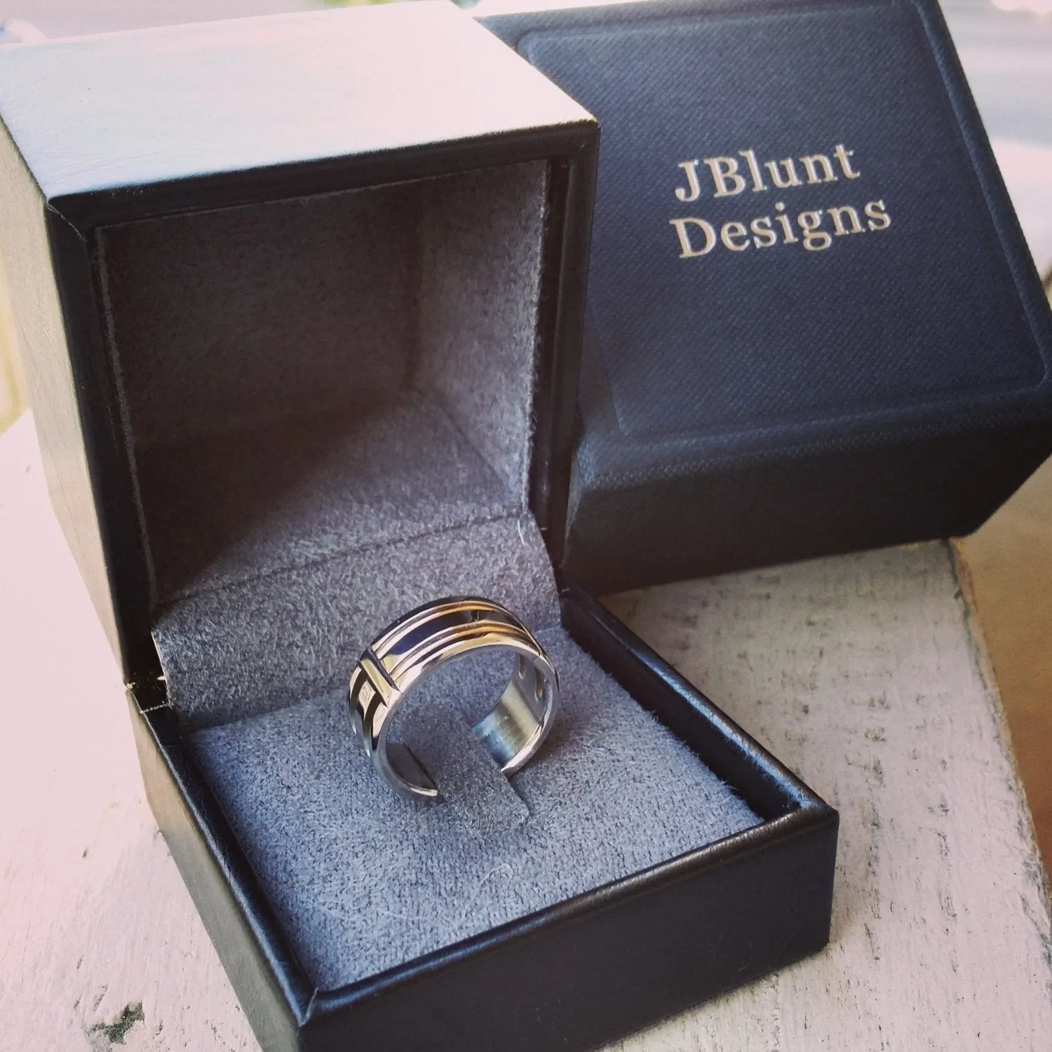 33 "BREGDAN" handmade stainless steel ring (not casted) braided ring celtic rings hypoallergenic jewelry