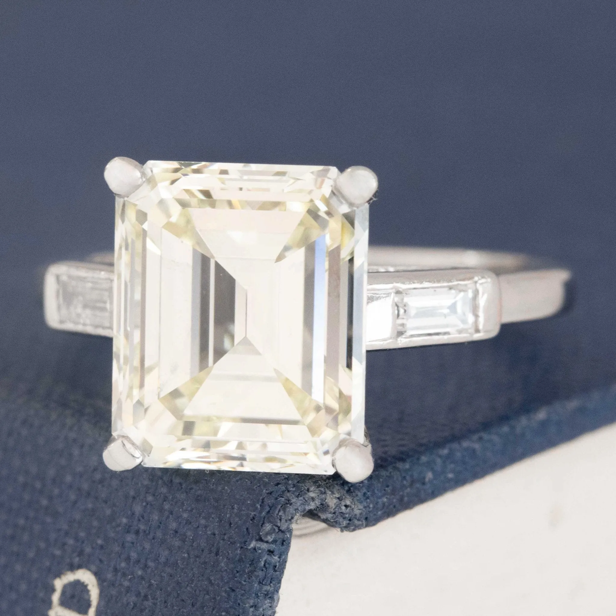 5.05ct Emerald Cut Diamond Solitaire
