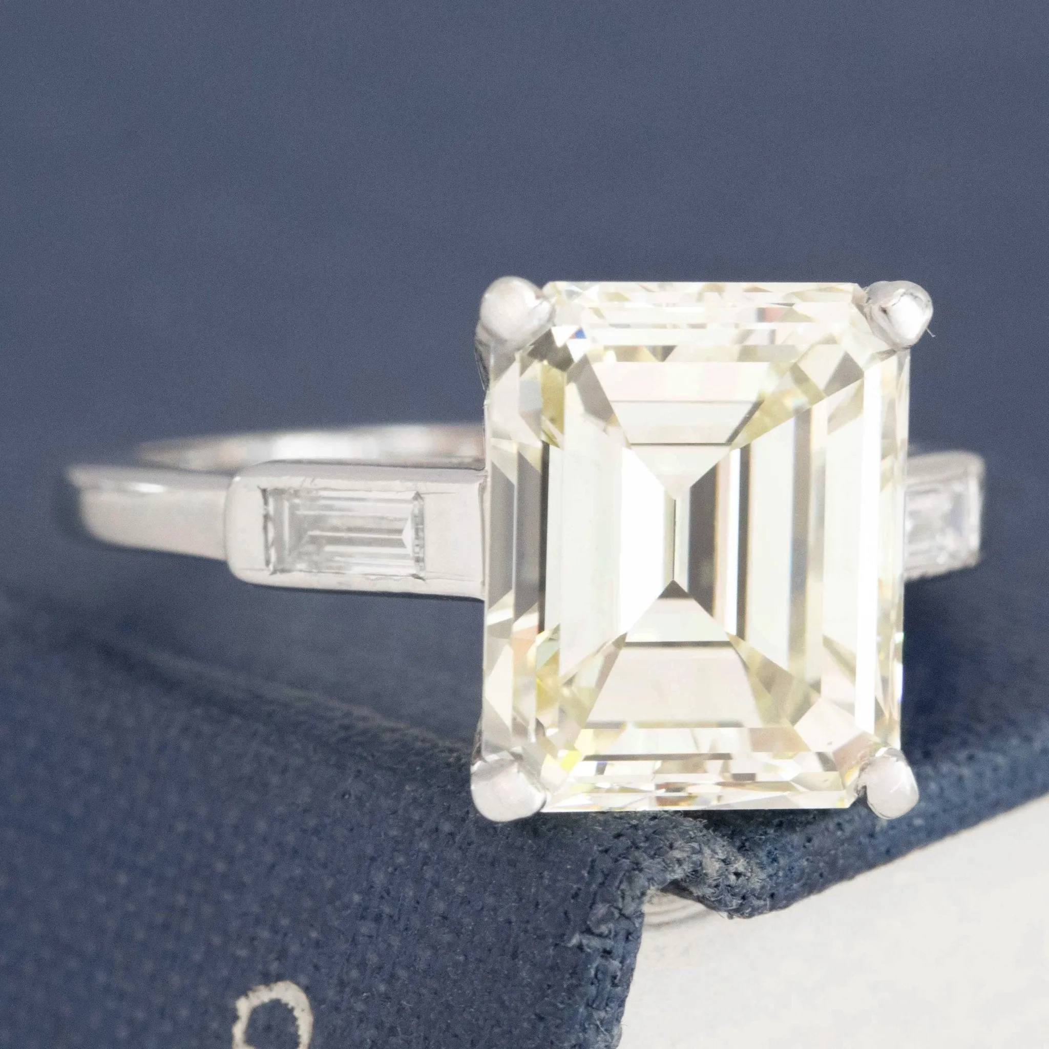 5.05ct Emerald Cut Diamond Solitaire