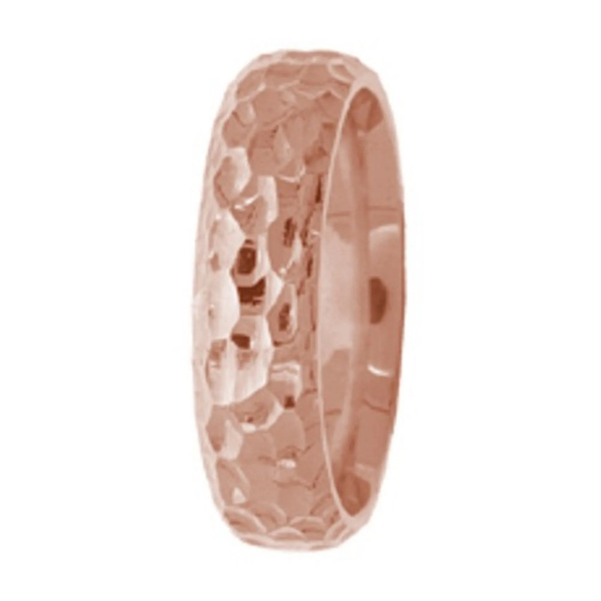 5MM Hammered Finish Design Ring Bands