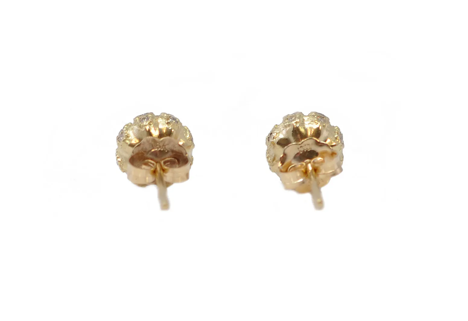 6X6MM EMERALD STUD EARRINGS