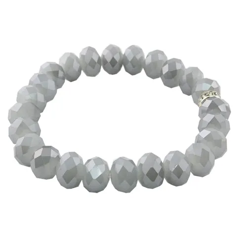 74386 - Trendy Stretch Bracelet with Crystals