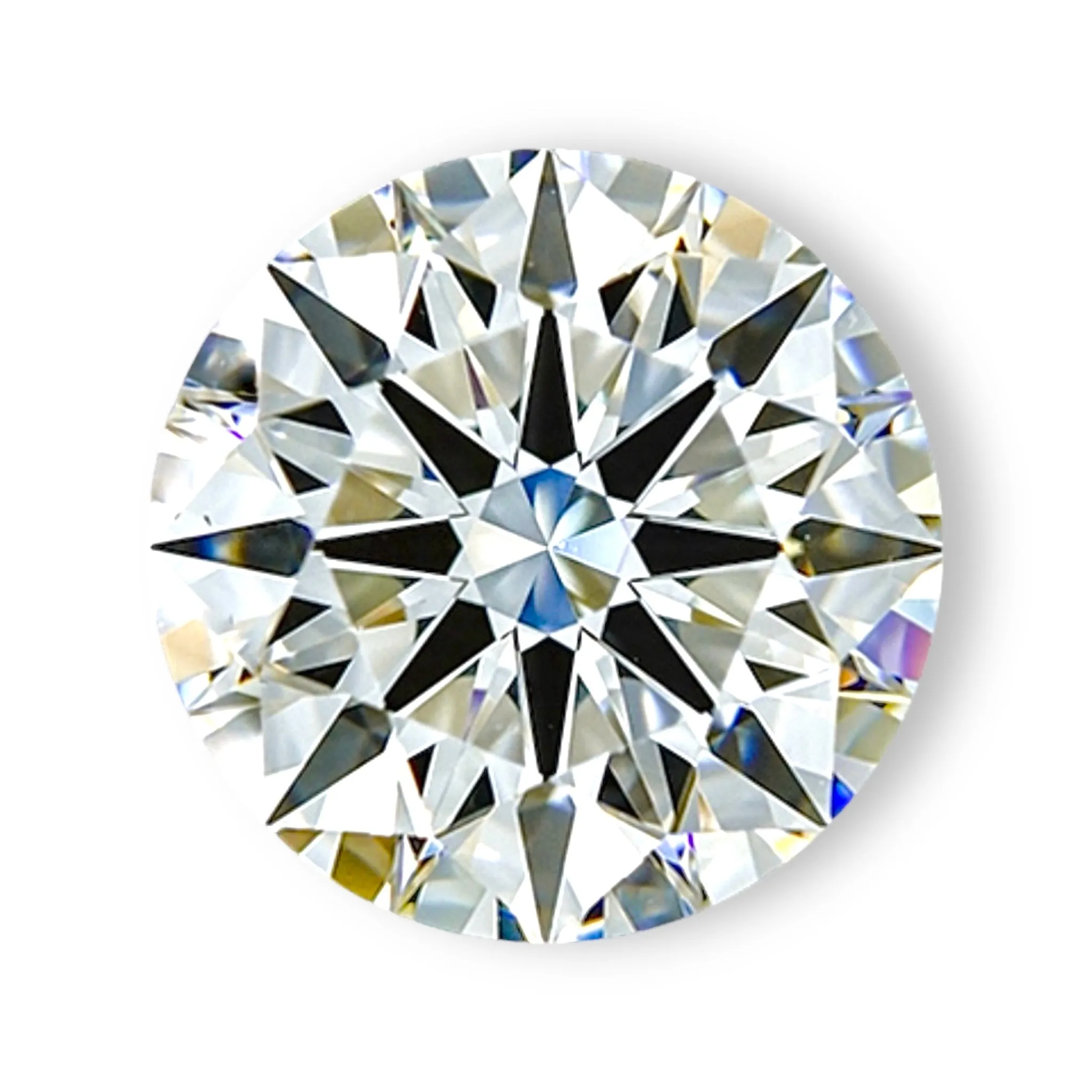 8.16ct E-VS1 Lab Grown Round Diamond in 18K White Gold Solitaire Engagement Ring