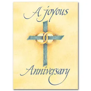 A Joyous Anniversary Wedding Anniversary Card ( 5.93" X 4.38")
