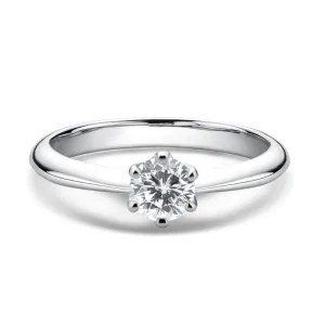 Ainuoshi Round Cut Moissanite Ring